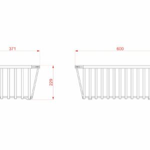Wäschekorb aus Holz, gefertigt aus unbehandelter Schweizer Esche mit metallfreier Konstruktion.